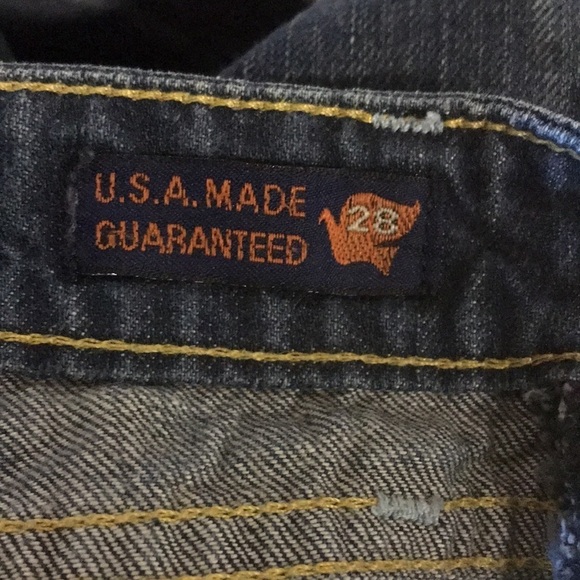 People 4 peace women’s boot cut jeans size 28 low rise made in USA - Picture 12 of 15